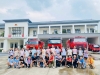 Học sinh THCS Văn Giang trải nghiệm kỹ năng phòng cháy chữa cháy đầy thú vị.